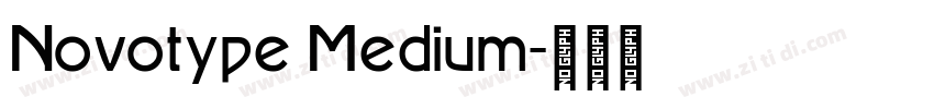 Novotype Medium字体转换